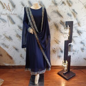 Midnight Blue Anarkali