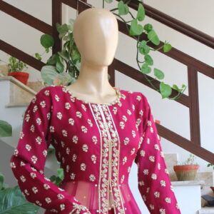 Merjanda Frock With Lehenga