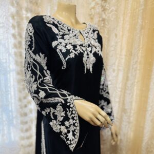 Black Dress Silk Shirt